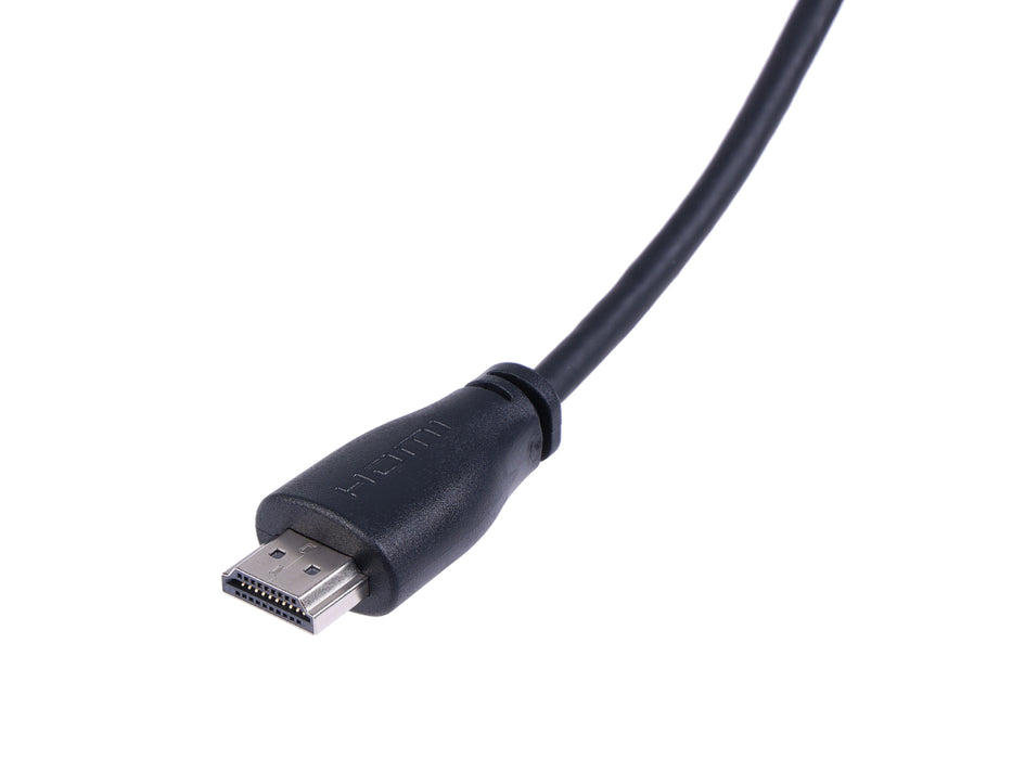 Official Raspberry Pi Micro-HDMI To Standard-Male Cable, 2Mtr Black