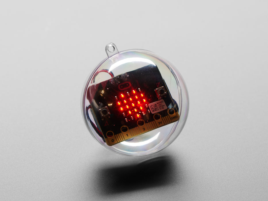 7cm Diameter DIY Ornament Kit with micro:bit board inside