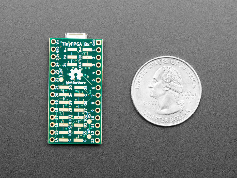 TinyFPGA BX. ICE40 FPGA Development Board with USB