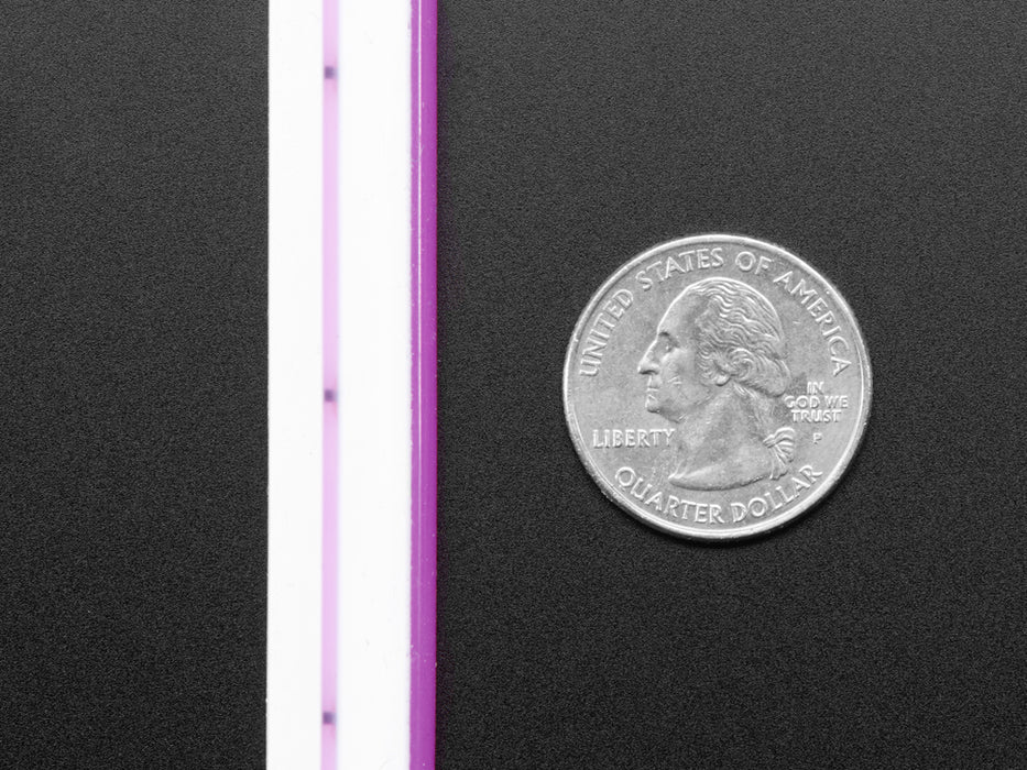 Coil of neon-looking purple light