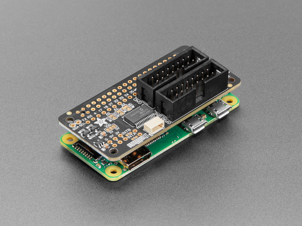 Adafruit GPIO Expander Bonnet - 16 Additional I/O over I2C STEMMA QT ...