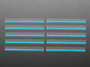 Break-away 0.1 inch 36-pin strip male header - Blue plastic