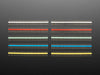 Break-away 0.1 inch 36-pin strip male header - Five different color plastics