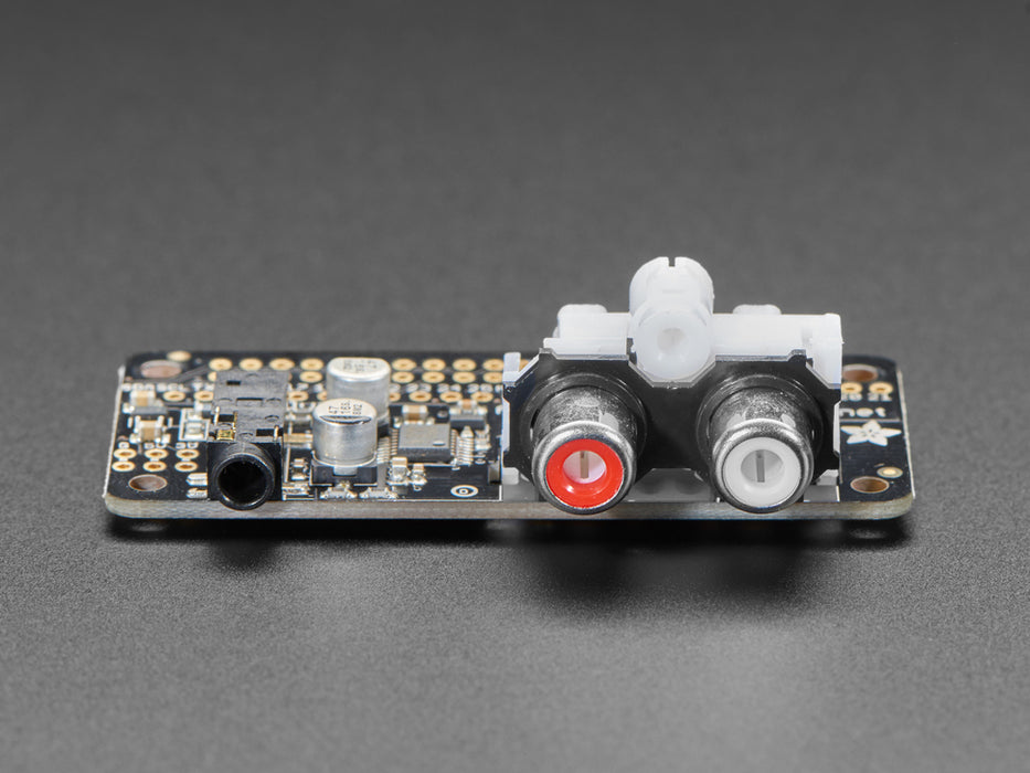 Dual RCA Jack for Adafruit I2S Audio Bonnet