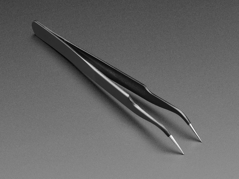 Fine tip curved tweezers 