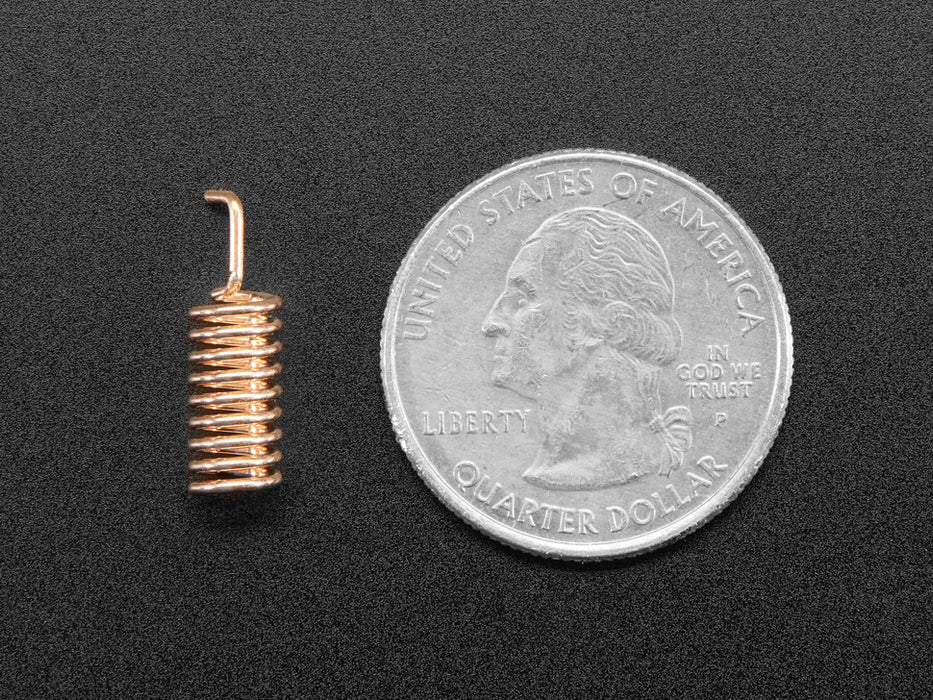 Simple Metal Spring Antenna - 915MHz