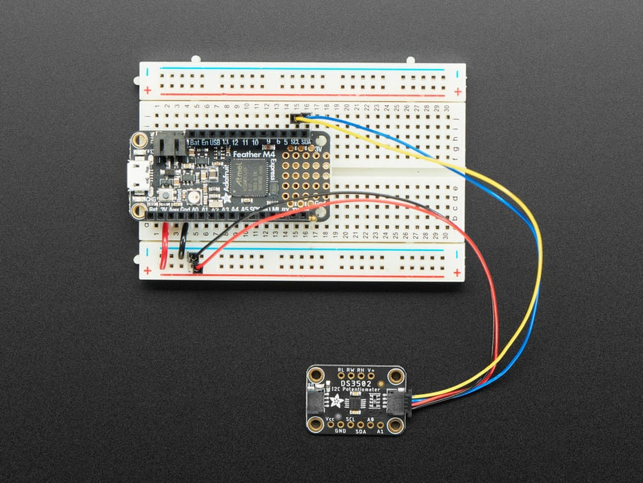 Ds3502 Adafruit DS3502 I2C Digital 10K Potentiometer Breakout STEMMA QT / Qwi ...