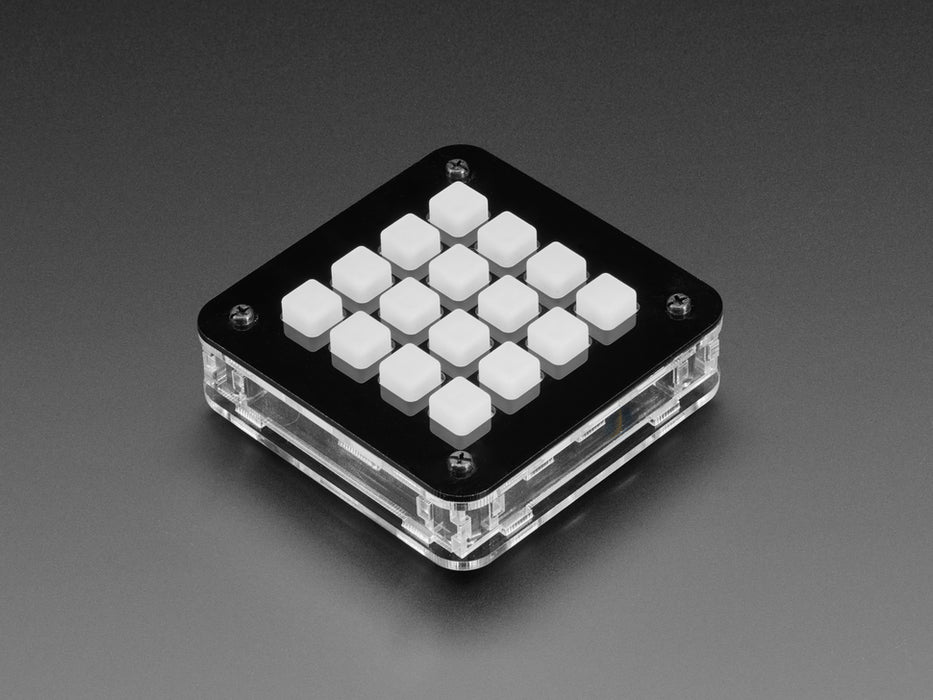 Adafruit 4x4 Trellis Feather Acrylic Enclosure + Hardware Kit