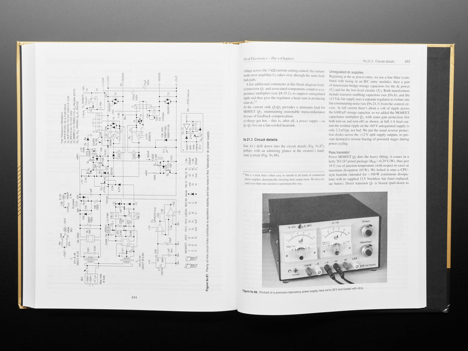 Front cover of hardback "The Art of Electronics: The X Chapters" by Horowitz & Hill