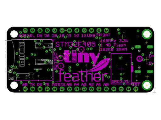 Angled shot of a blue rectangular microcontroller.