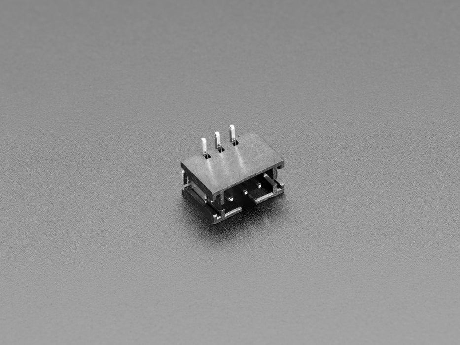 Angled shot of ten JST PH 3-pin Vertical Connector.