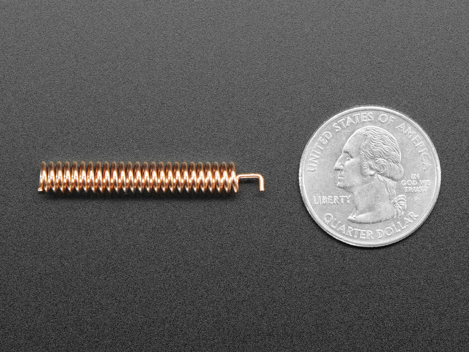 Simple Metal Spring Antenna - 433MHz