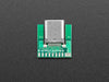 Angled shot of SB Type C Socket - SMT Inline Breakout Board.