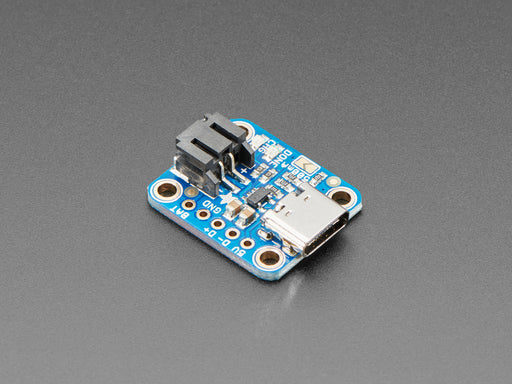 Adafruit Micro-Lipo Charger for LiPoly Batt with USB Type C Jack connected to Lipoly battery and USB cable. 