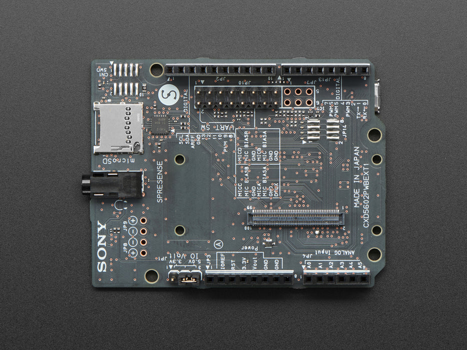 Arduino-shaped Sony Spresense Extension Board