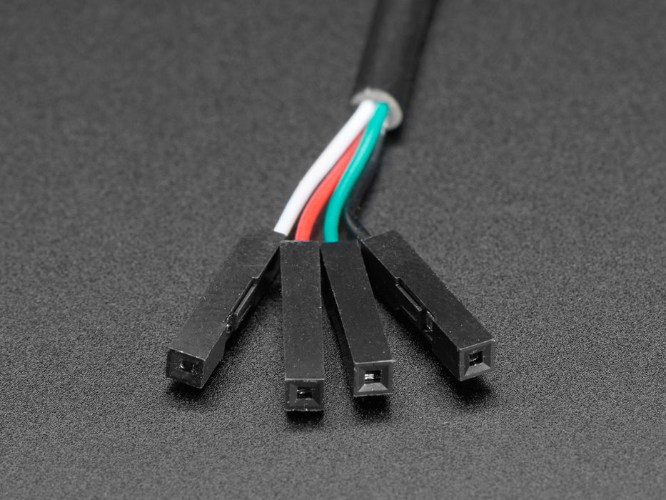 USB Type A Socket Breakout Cable with Premium Female Jumpers