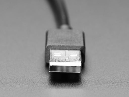 USB Type A to Type C cable - 6" long