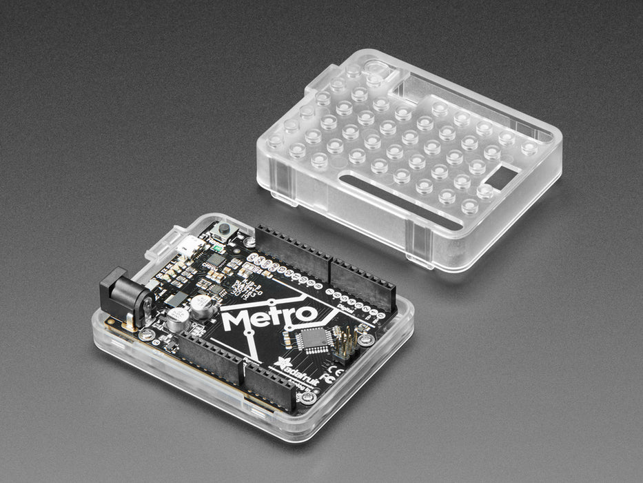 Plastic Translucent Enclosure for Metro or Arduino with Metro installed