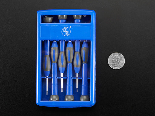 Open case of Precision Torx Screwdriver Set.