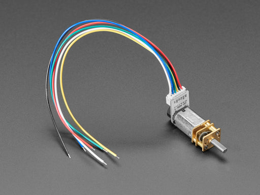 Geared DC Motor rotating while connected Circuitry shows RPM changing