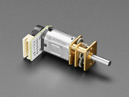 Geared DC Motor rotating while connected Circuitry shows RPM changing