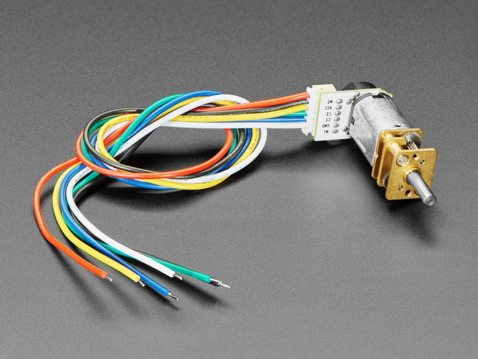 Geared DC Motor rotating while connected Circuitry shows RPM changing