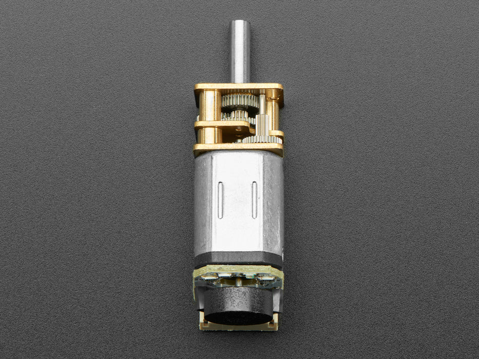 Geared DC Motor rotating while connected Circuitry shows RPM changing