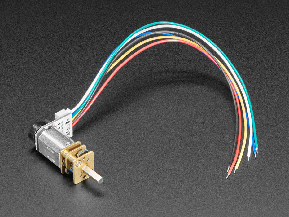 Geared DC Motor rotating while connected Circuitry shows RPM changing