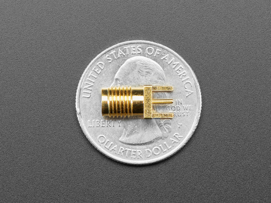 Straight SMA Thru Hole RF Connector