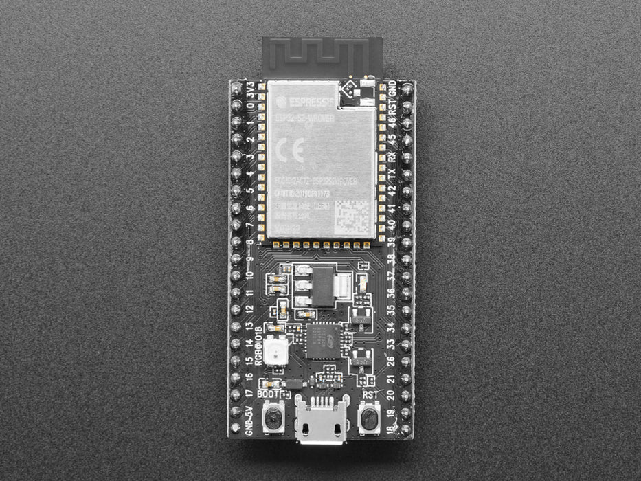 ESP32-S2 Saola 1R Dev Kit featuring ESP32-S2 WROVER — Robot Italy