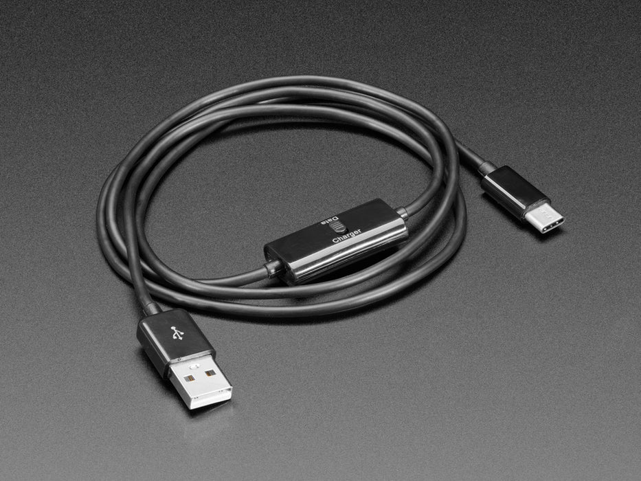 USB Type C Cable with Data/Charge Switch