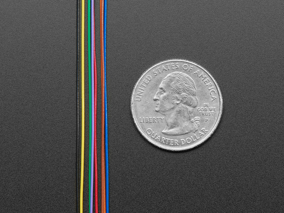 Large spool of Rainbow Wire Wrap Thin Prototyping & Repair Wire