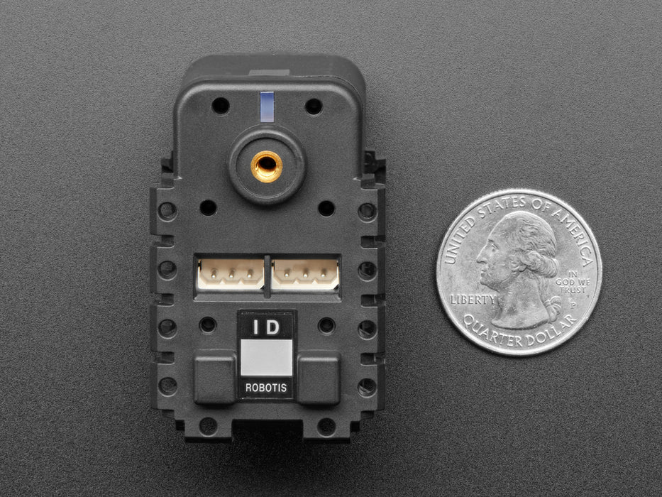 Motor wired to Arduino, slowly turning forward and back