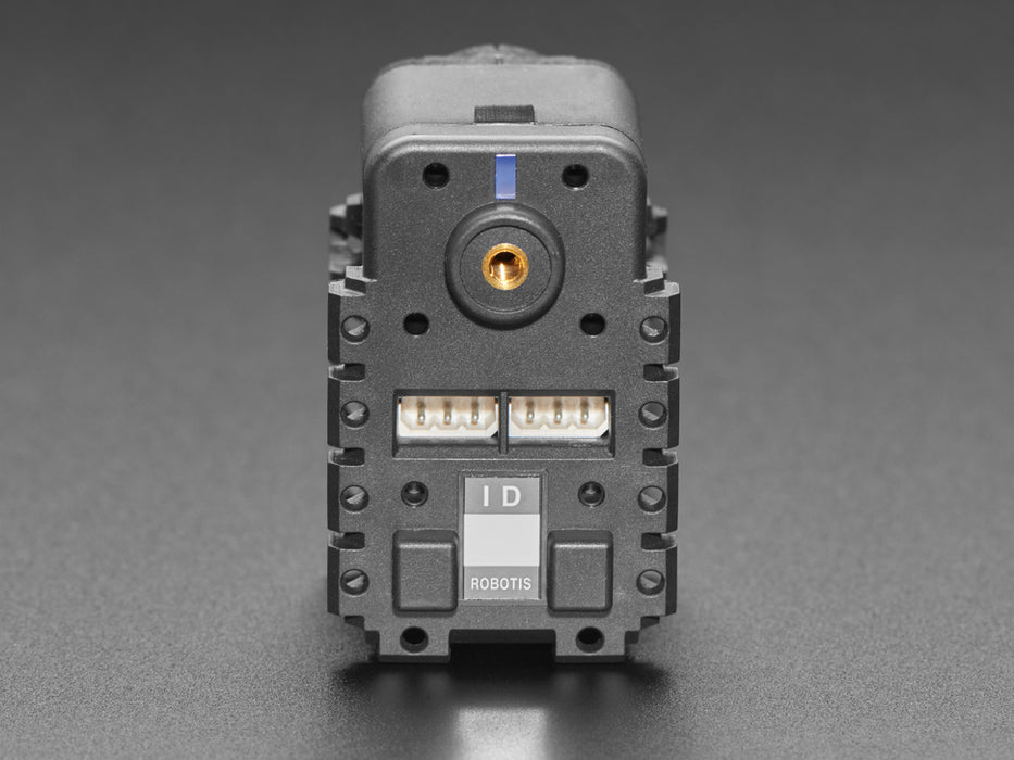 Motor wired to Arduino, slowly turning forward and back