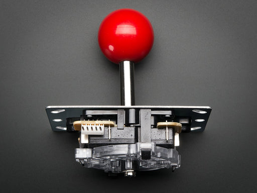 Small Arcade Joystick with red ball