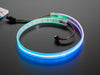 Adafruit NeoPixel 332 LED-per-Meter Silicone Bead LED Strip,  lit up rainbow