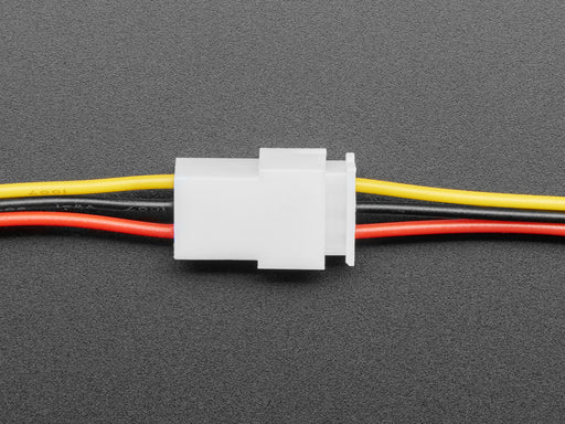 Angled shot of 3-pin cable matching pair.