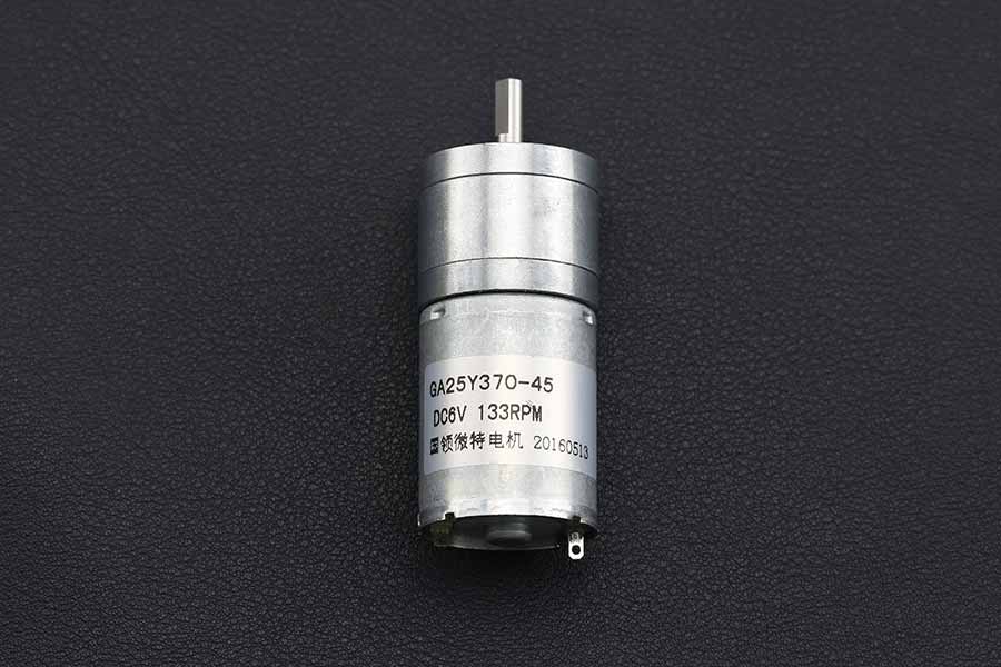 Metal DC Geared Motor - 6V 133RPM 4.5kg.cm