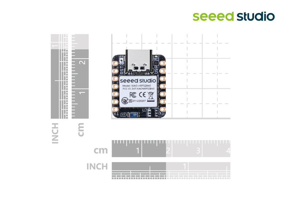 Seeed Studio XIAO nRF52840 - Supports Arduino / CircuitPython- Bluetooth5.0 with Onboard Antenna