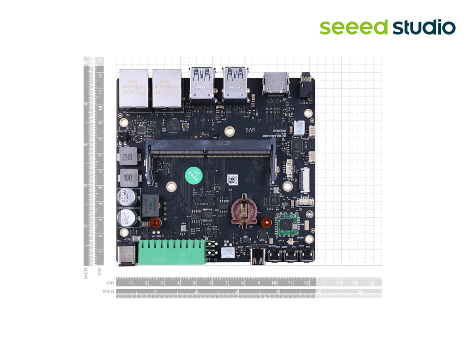 A607 Carrier Board for Jetson Orin NX/Nano - 2x GbE, CAN/RS232/RS485, 6x USB, M.2 Key M, WiFi/BlueTooth, 12-36V DC