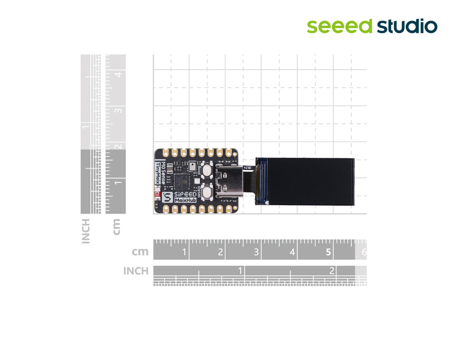 Sipeed M0sense -RISC-V Development Board Based on BL702 with 0.68 Inch LCD Screen