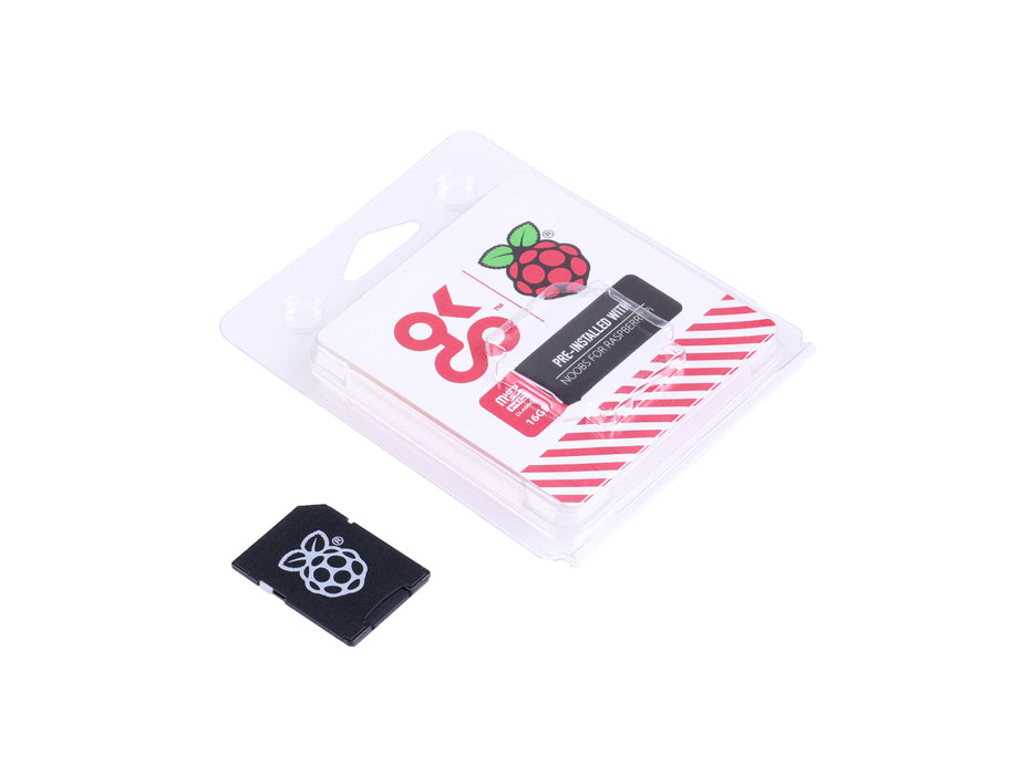 SD Card preloaded with NOOBS - TransFLash Card, 16GB, pre-installed Raspberry Pi 4 OS