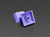 Grouped shot of 10 pack DSA color keycap purple  KIT