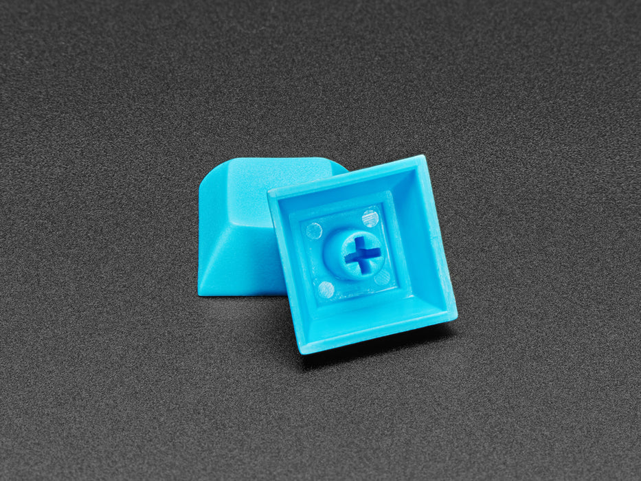 Grouped shot of 10 pack DSA color keycap Blue KIT