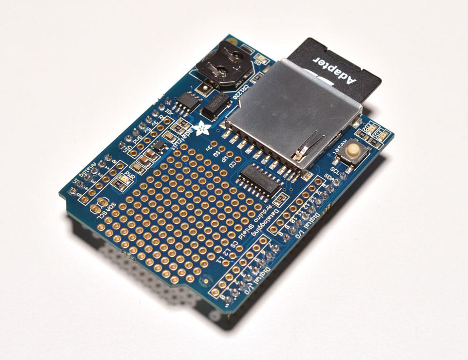 Adafruit Assembled Data Logging shield for Arduino — Robot Italy
