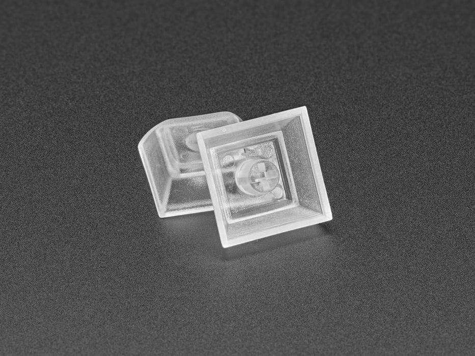 Group shot of Clear DSA Keycaps for MX Compatible Switches - 10 pack