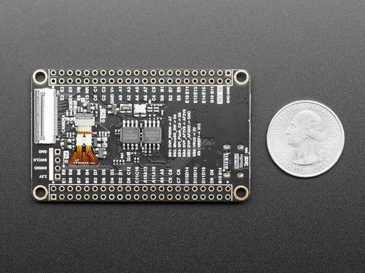 Video of WeAct Studio STM32H750 dev board's boot-up display on OLED screen.