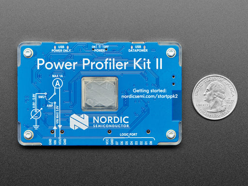 Angled shot of Nordic nrF Power Profiler board.