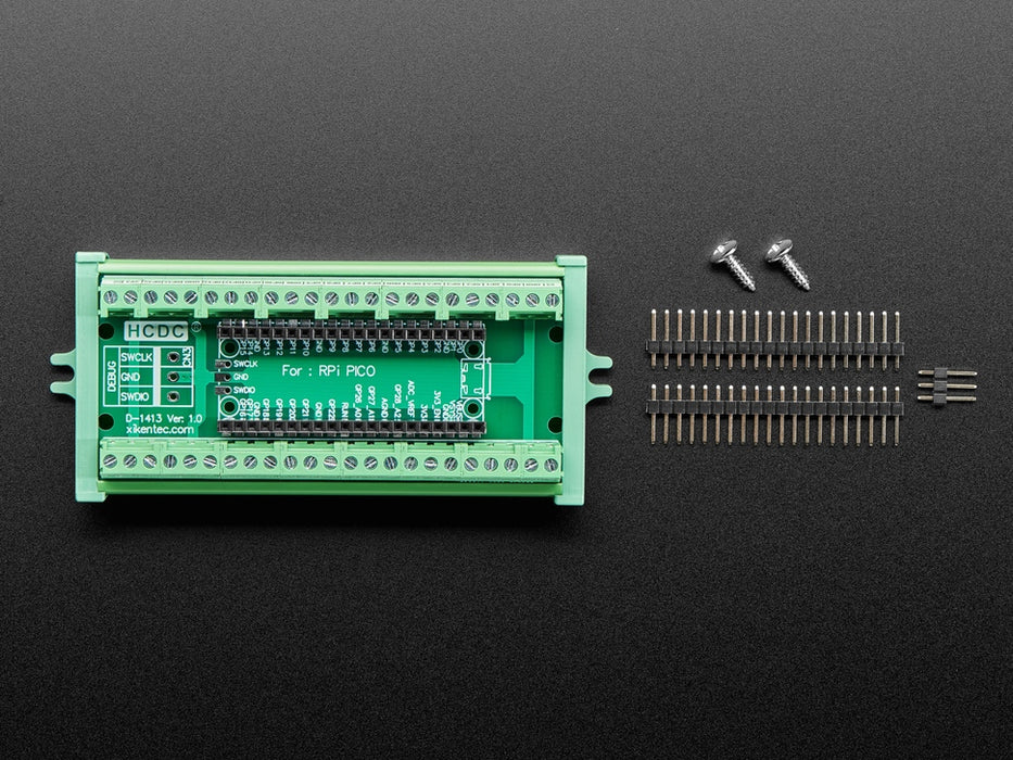 Terminal Block Breakout Module with a Raspberry Pi Pico 