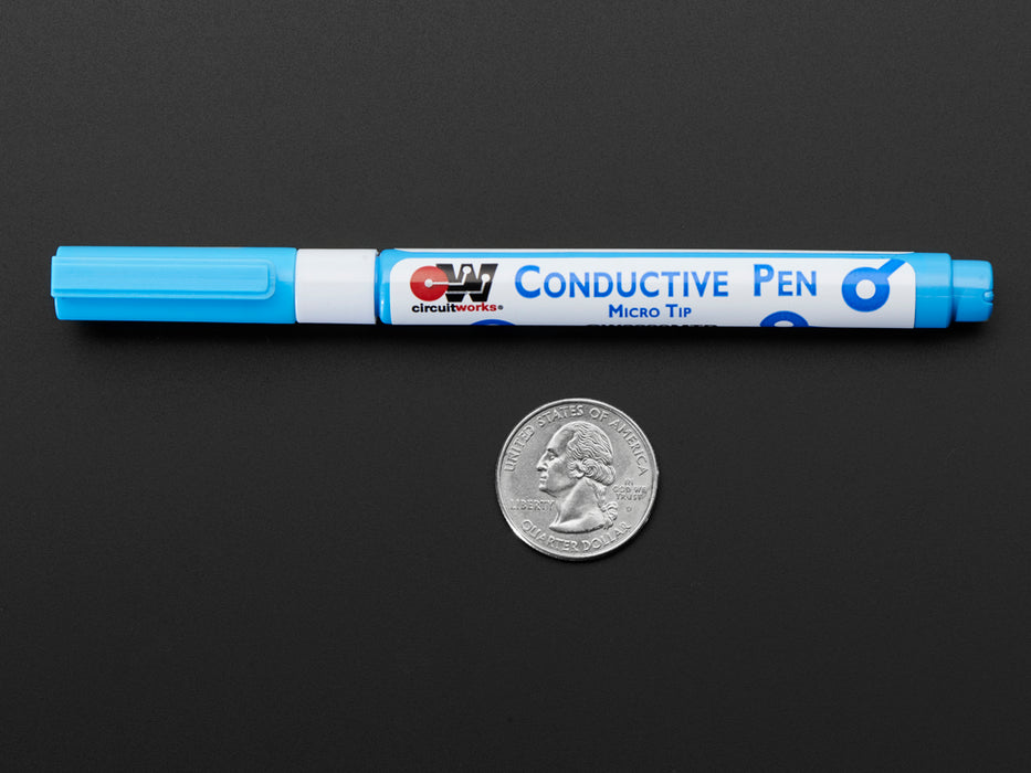 open Conductive Silver Ink Pen with Micro Tip